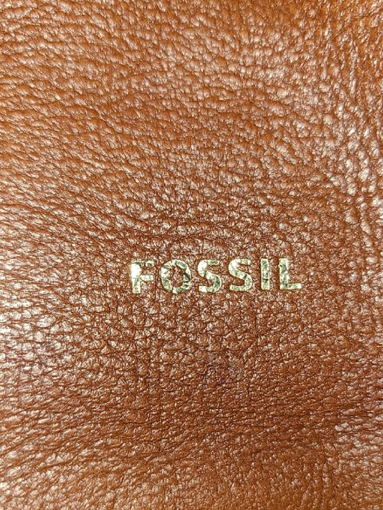 Fossil Cognac Brown Leather Convertible Backpack Tote main image 6